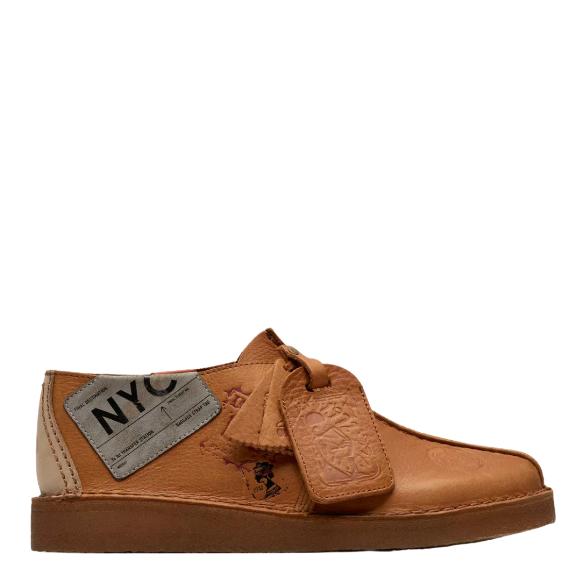 Clarks Men's Desert Travel Trek in Tan Interest