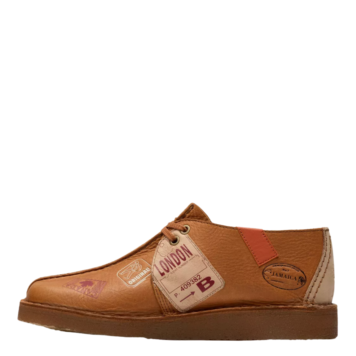 Clarks Men's Desert Travel Trek in Tan Interest