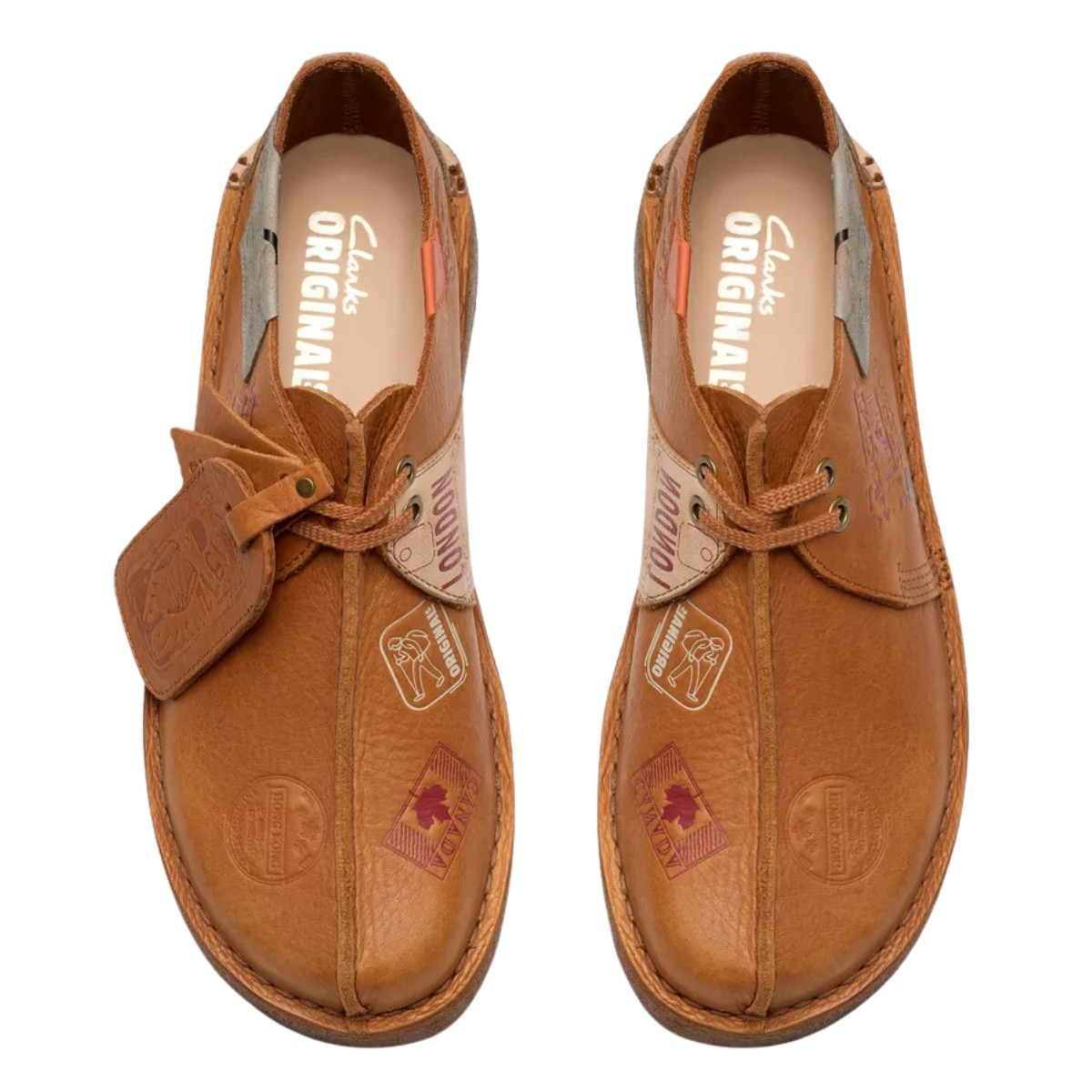 Clarks Men's Desert Travel Trek in Tan Interest