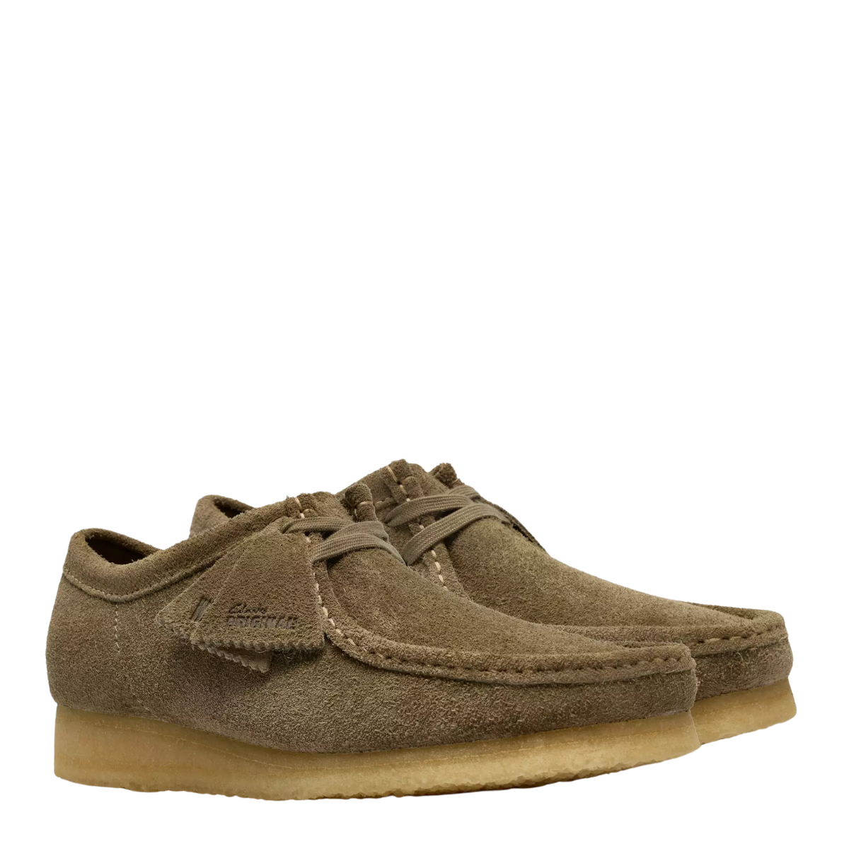 Clarks Men's Wallabee in Smoke Grey Suede