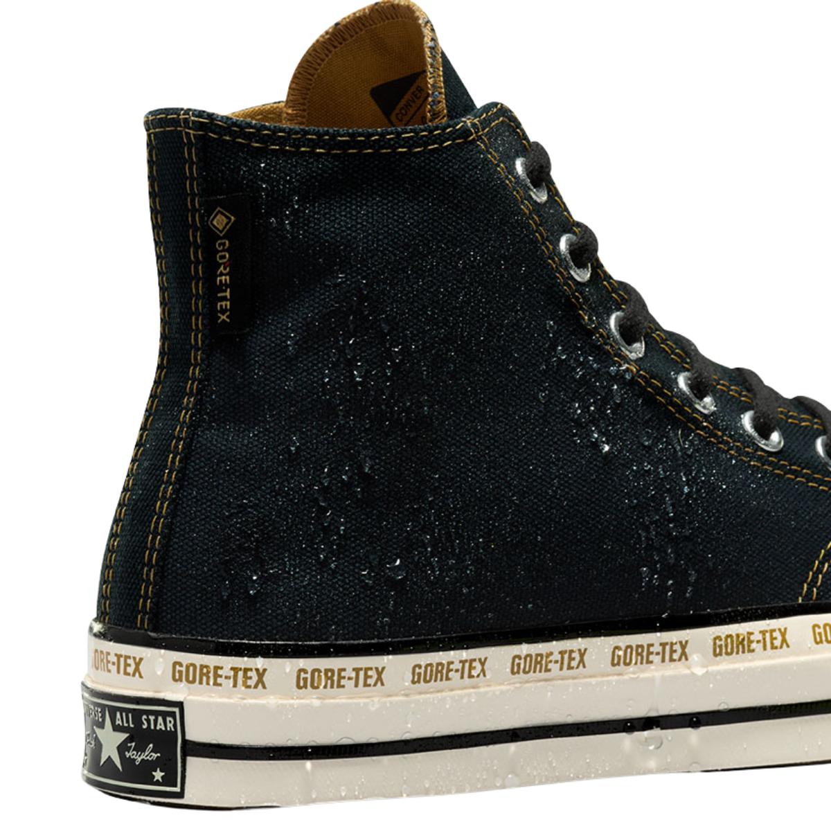 Converse Chuck 70 Gore-Tex High Top in Black/Toadstool Tan/Egret