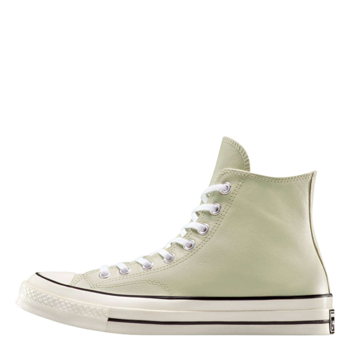 Converse Chuck 70 Leather High Top in Pale Surplus/Red/White