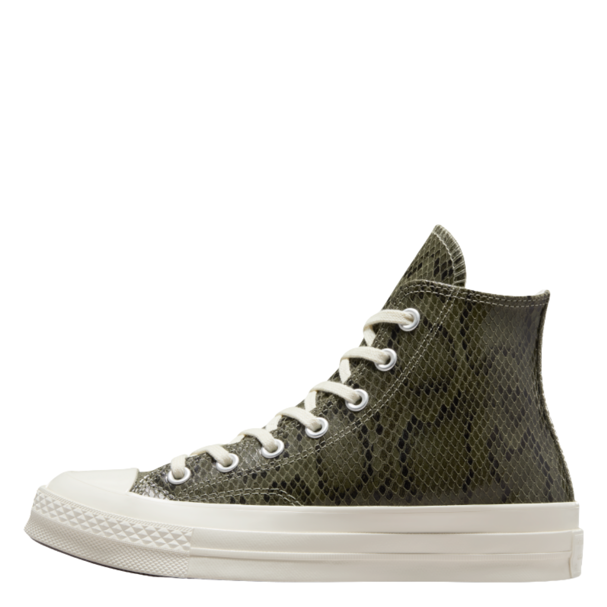 Converse Chuck 70 Snakeskin High Top in Light Field Surplus/Egret/Black
