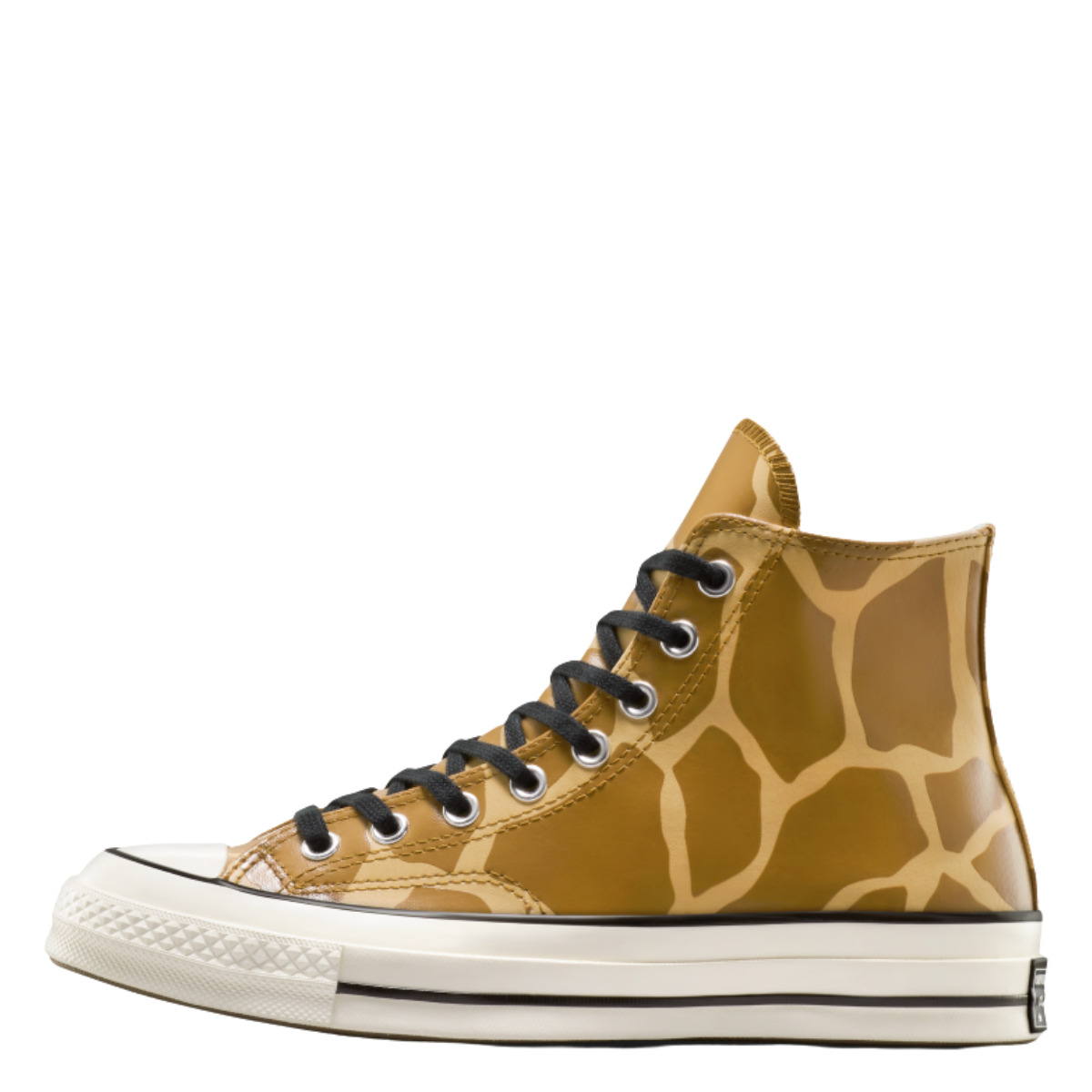 Converse Chuck 70 Glow-In-The-Dark Giraffe Print High Top in Ginger Snap/Egret/Gopher Gold