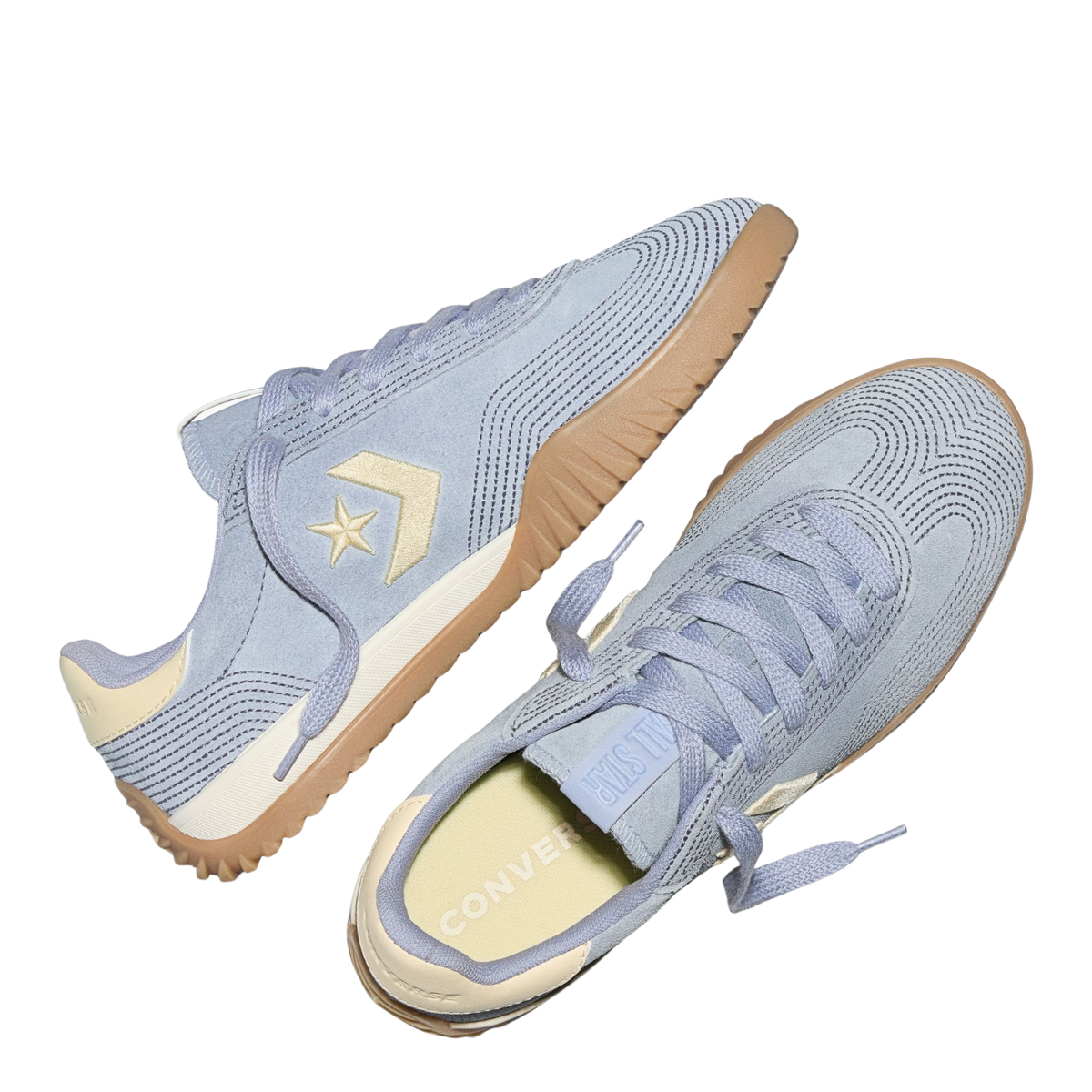 Converse Women's Run Star Trainer Stitched Suede in No Shade/Thunder Whale