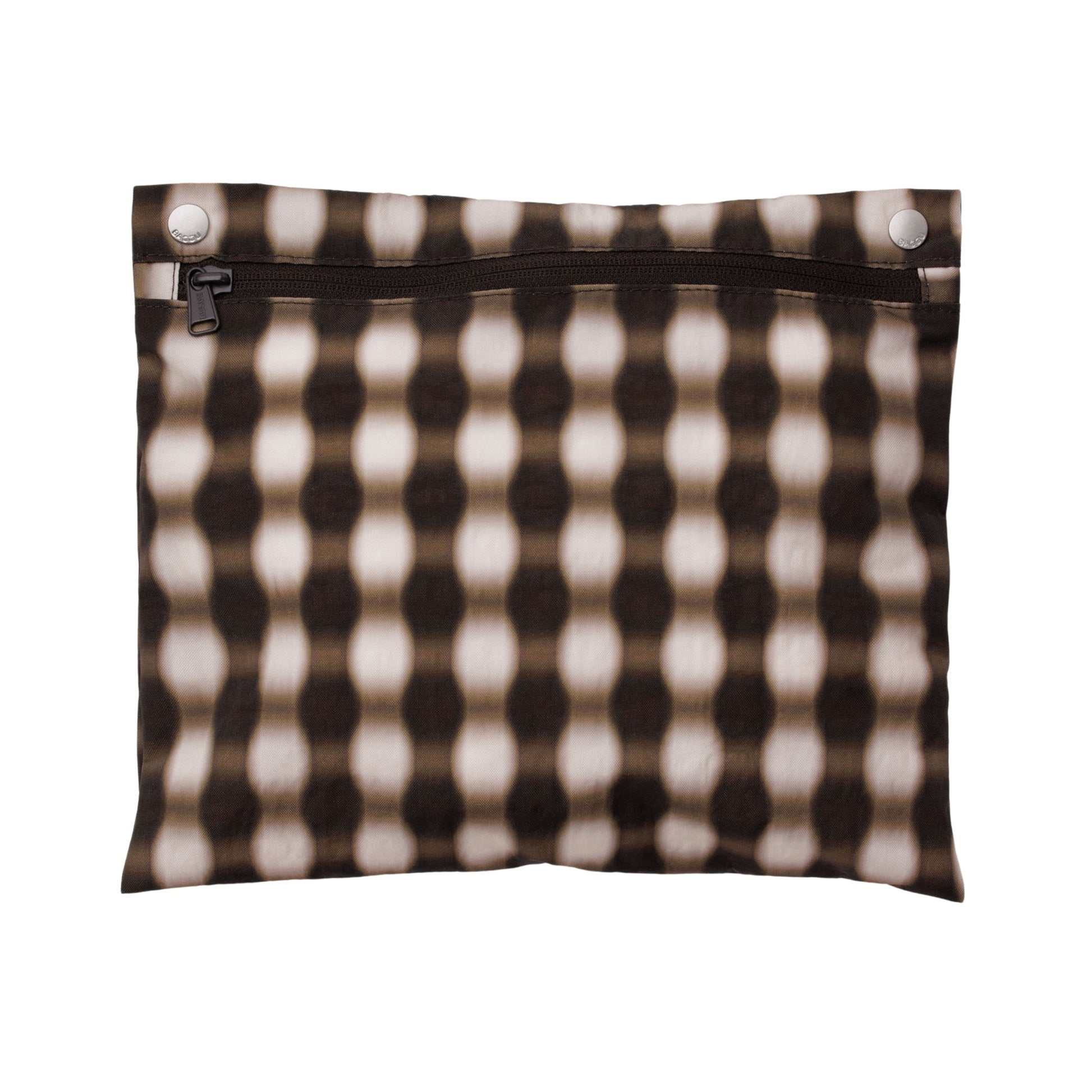 Baggu Cloud Carry-on in Blurred Gingham Brown