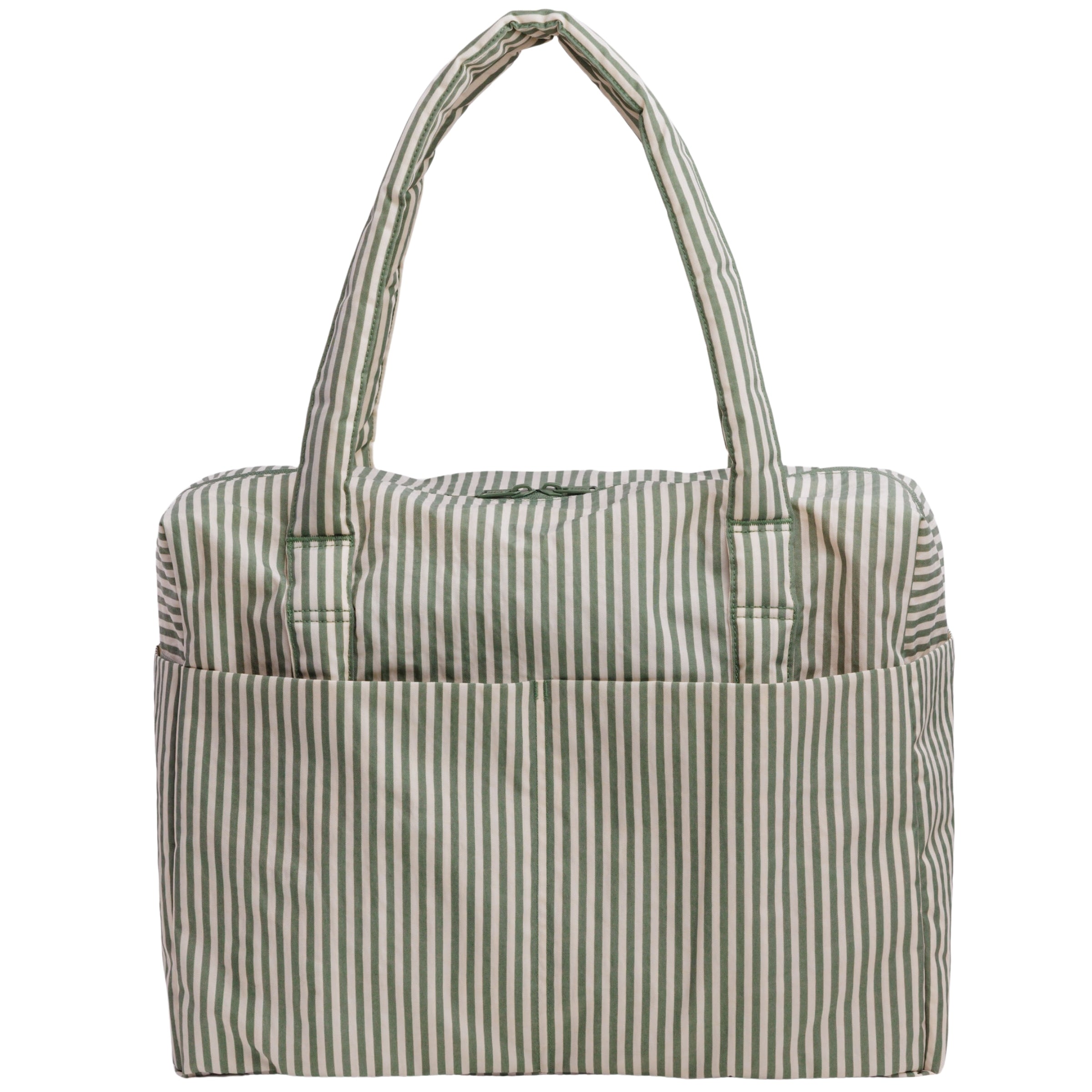 Baggu Cloud Carry-on in Sage Stripe