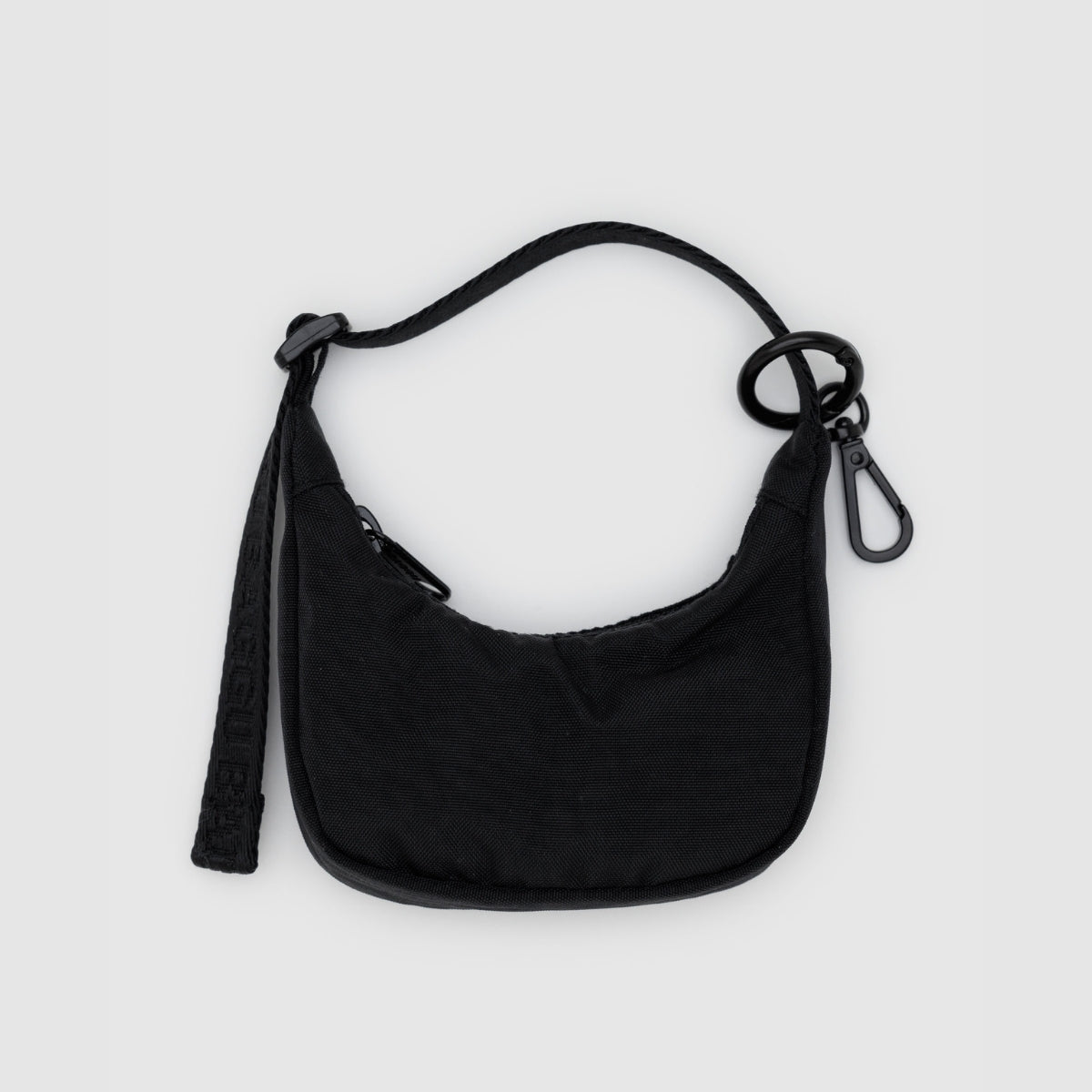 Baggu Crescent Bag Charm in Black