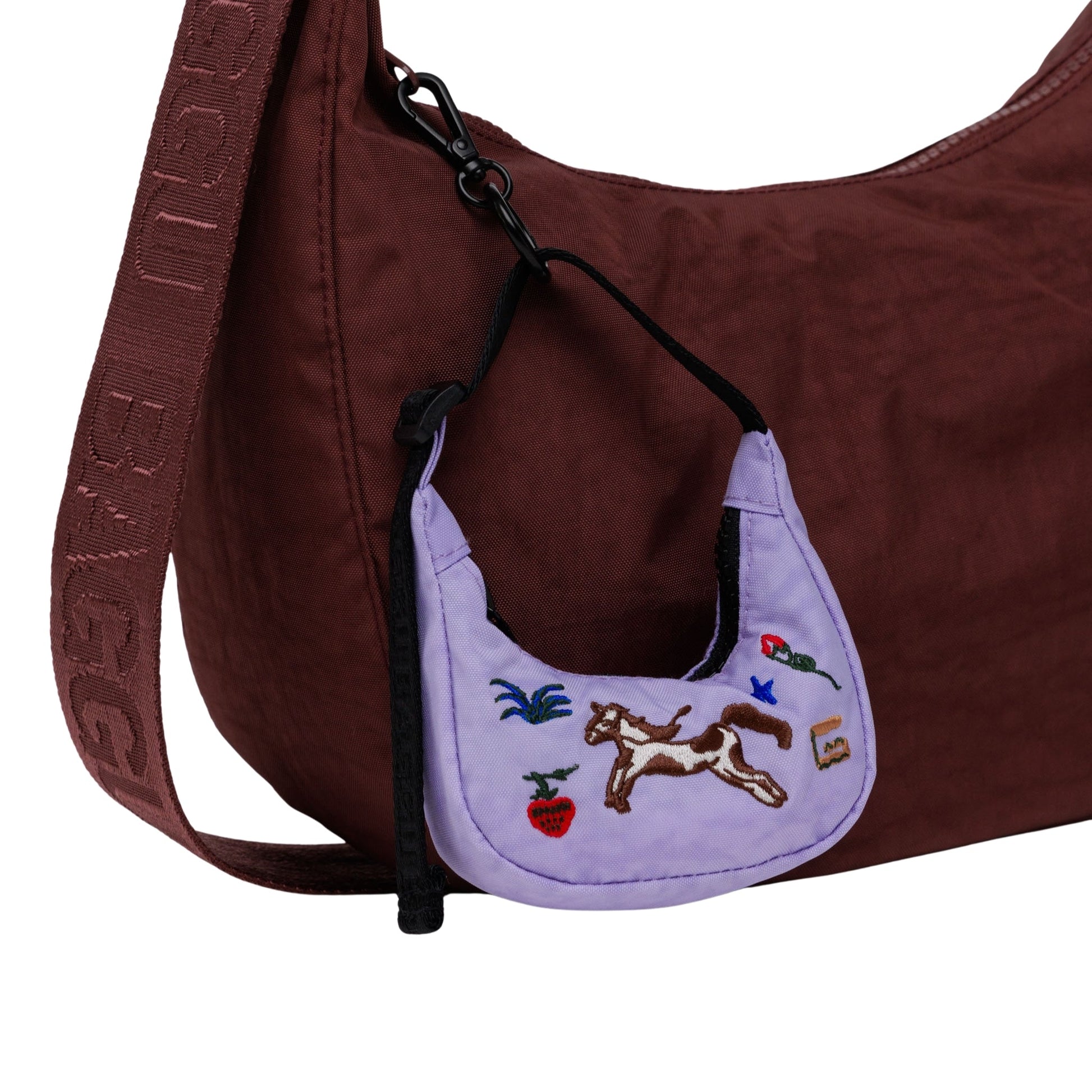 Baggu Crescent Bag Charm in Pony