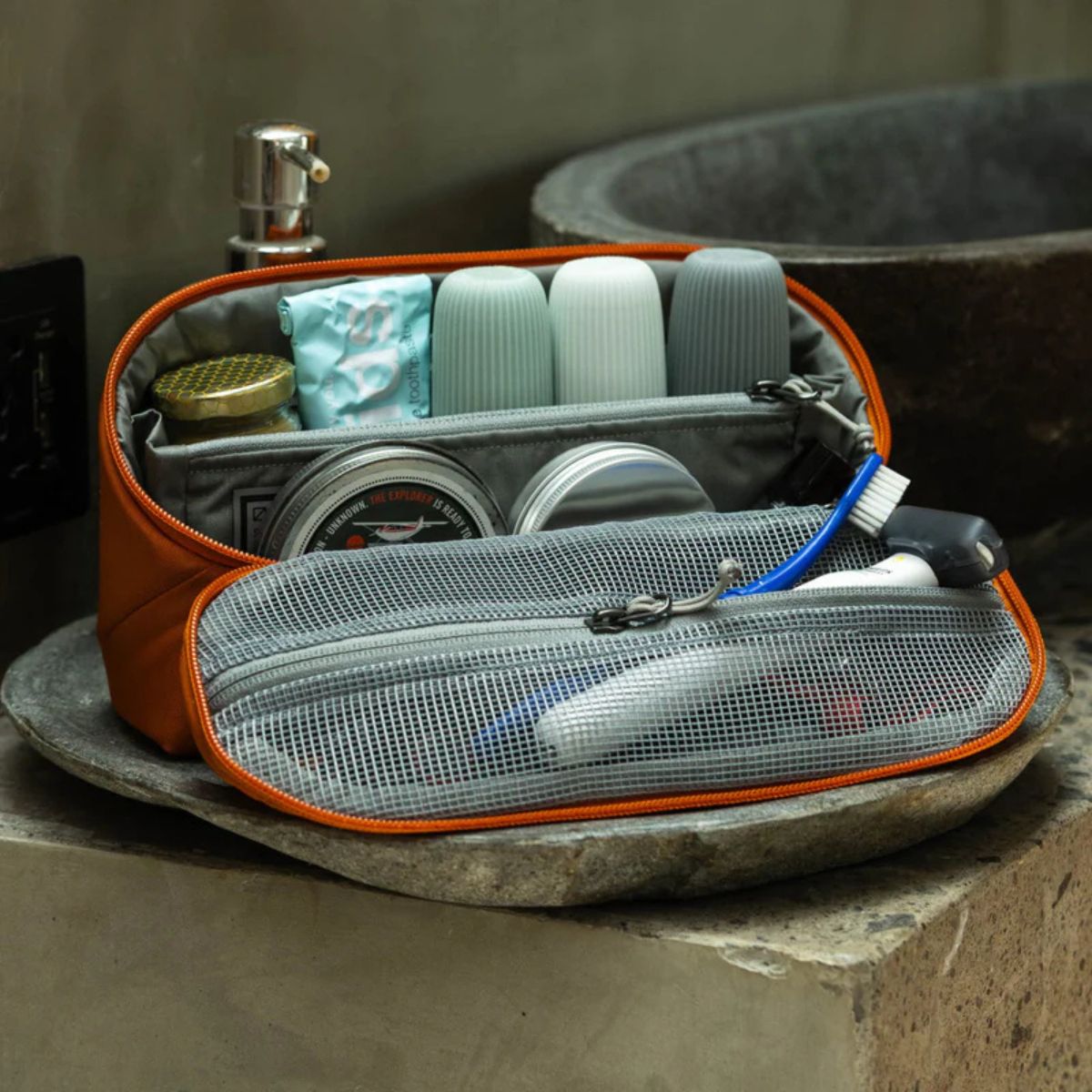 Evergoods Civic Access Pouch 2L in Burnt Orange