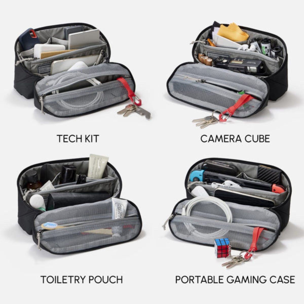 Evergoods Civic Access Pouch 2L in Solution Dyed Black