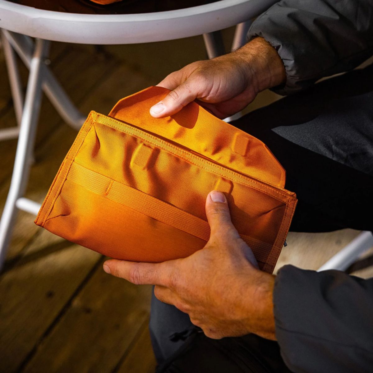 Evergoods Civic Access Pouch 1L in Burnt Orange