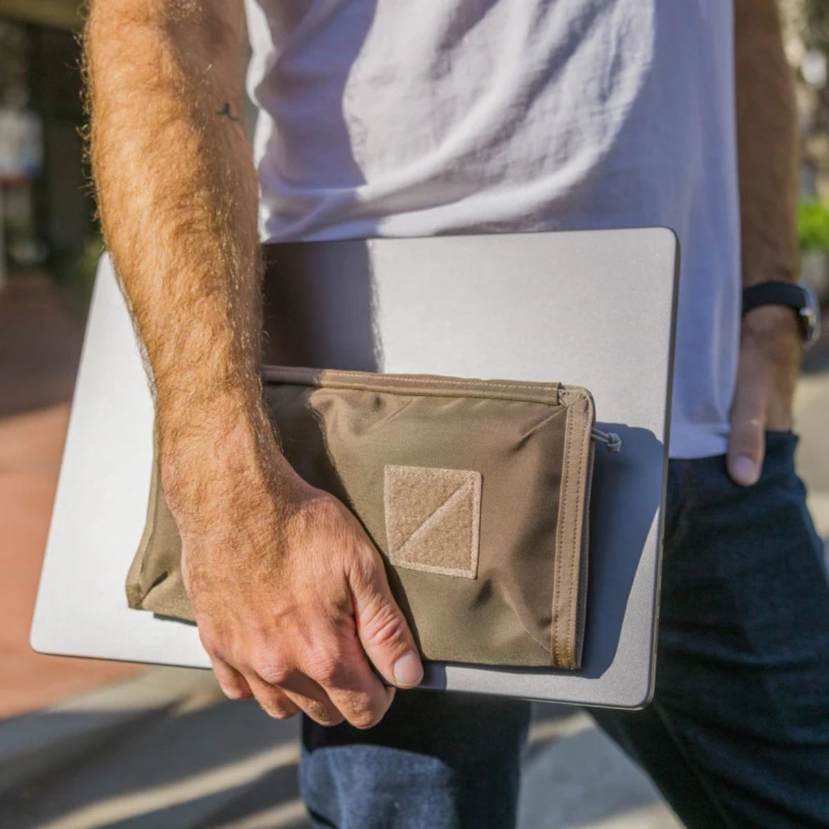 Evergoods Civic Access Pouch 1L in Fossil Brown