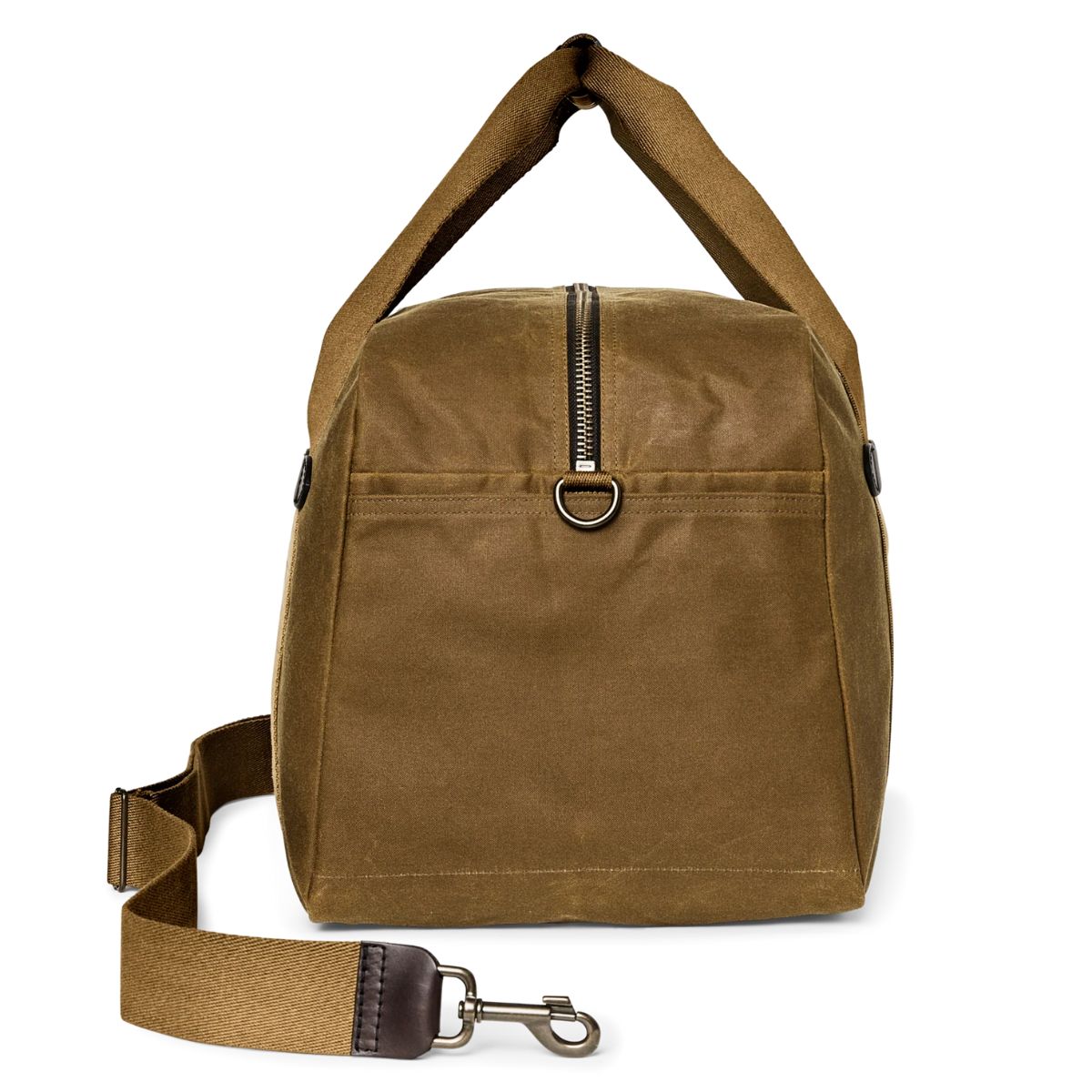 Filson Medium Tin Cloth Duffle Bag in Dark Tan
