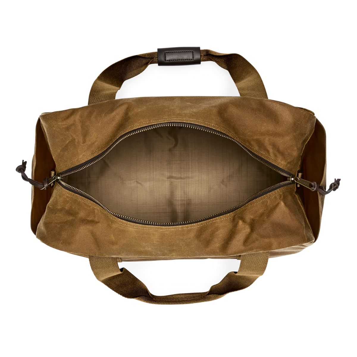 Filson Medium Tin Cloth Duffle Bag in Dark Tan