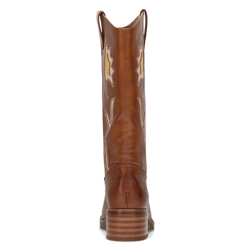 Frye and Co. Women's Miranda 10 Flower in Saddle