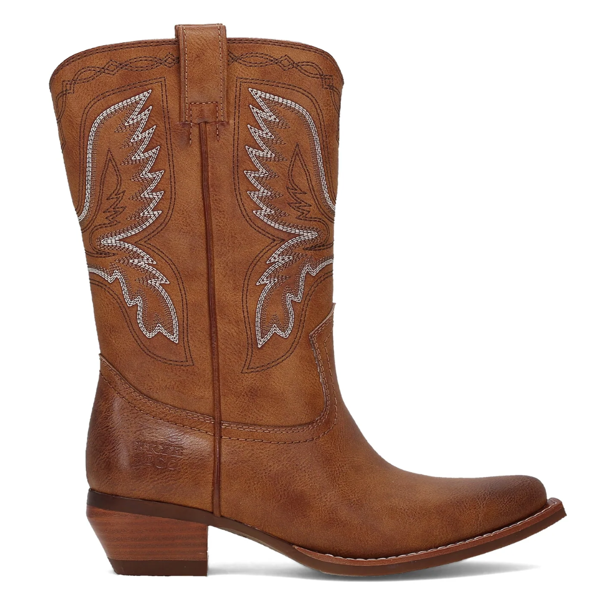 Frye and Co. Women's Irlene Short Deco Stitch in Caramel