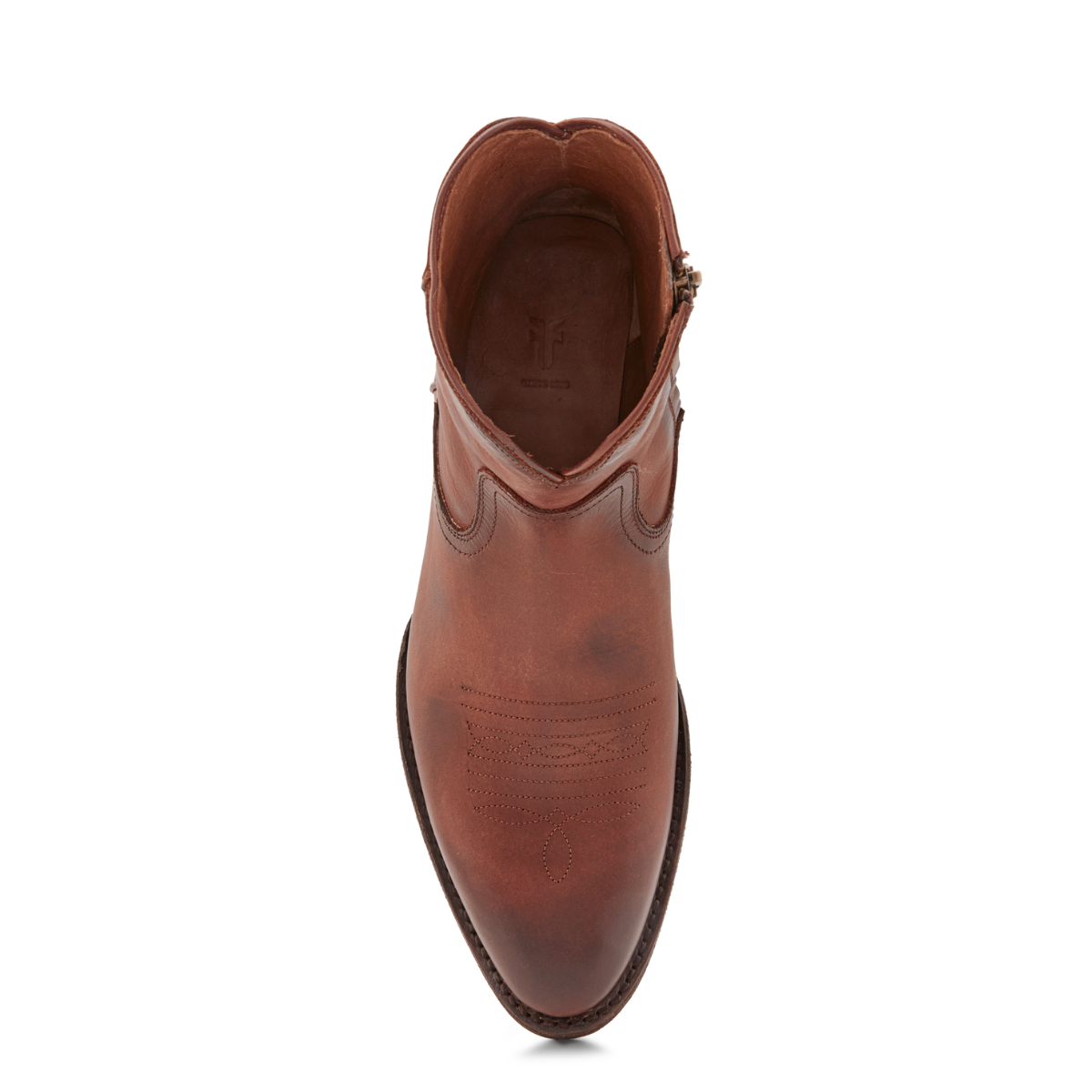 Frye Men's Austin Inside Zip in Cognac