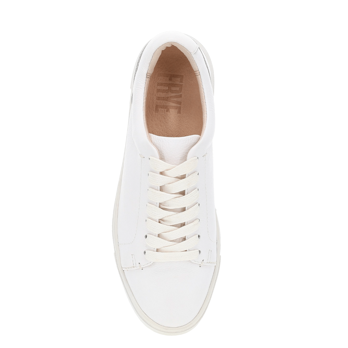Frye Women's Ivy Low Lace in White/Tumbled