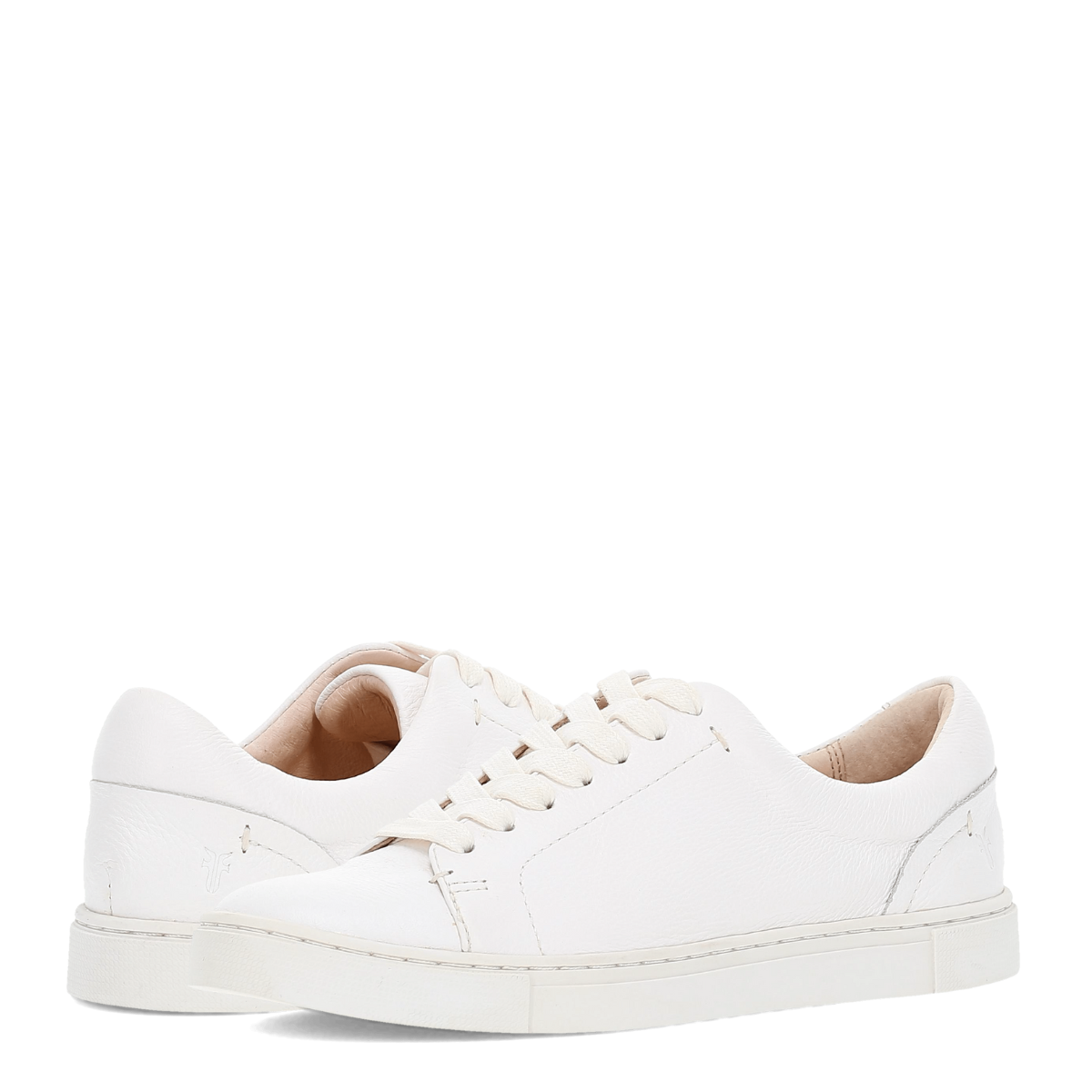 Frye Women's Ivy Low Lace in White/Tumbled