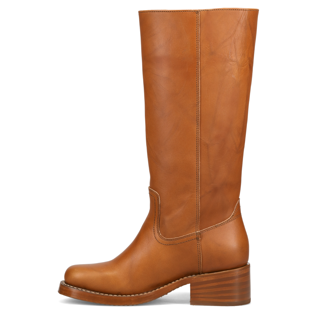 Frye Women's Campus 14L in Saddle/Oiled leather