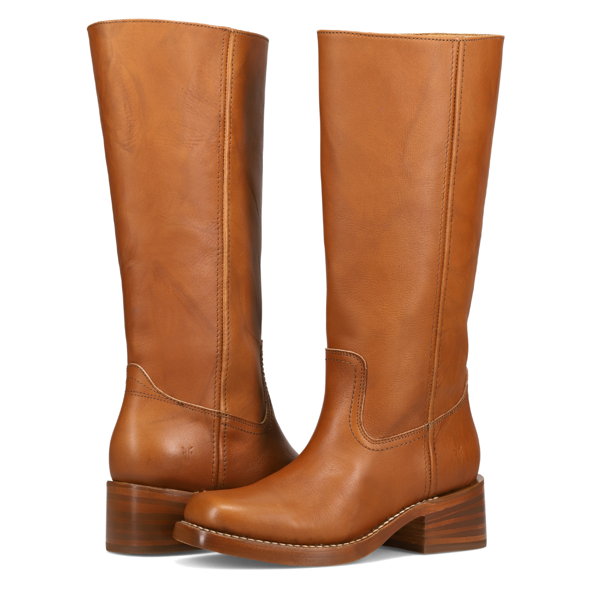 Frye Women's Campus 14L in Saddle/Oiled leather