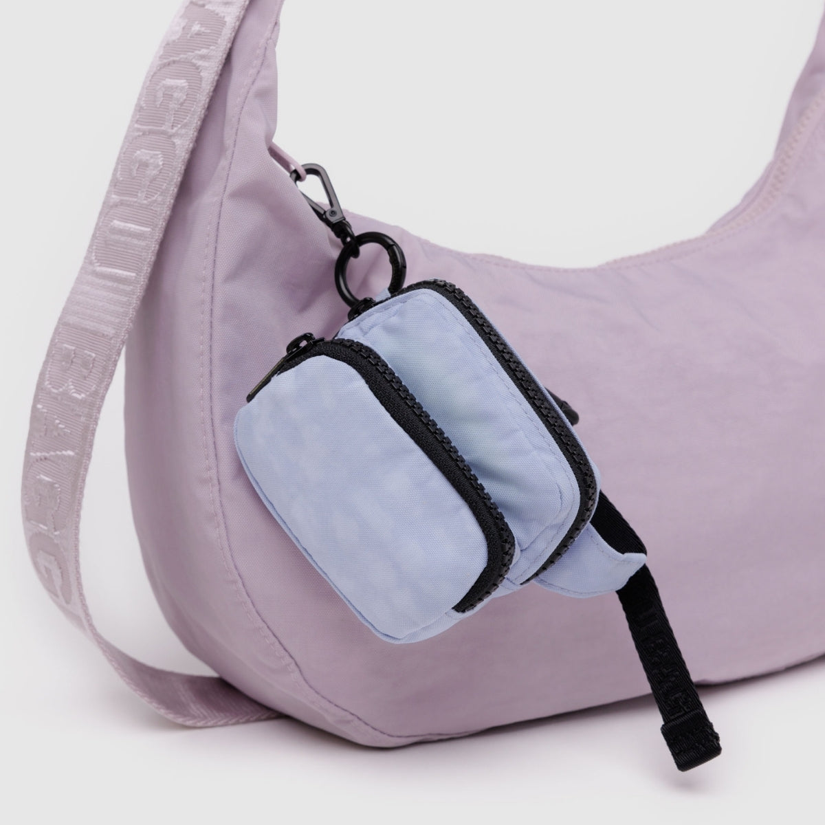 Baggu Fanny Pack Charm in Lavender Grey