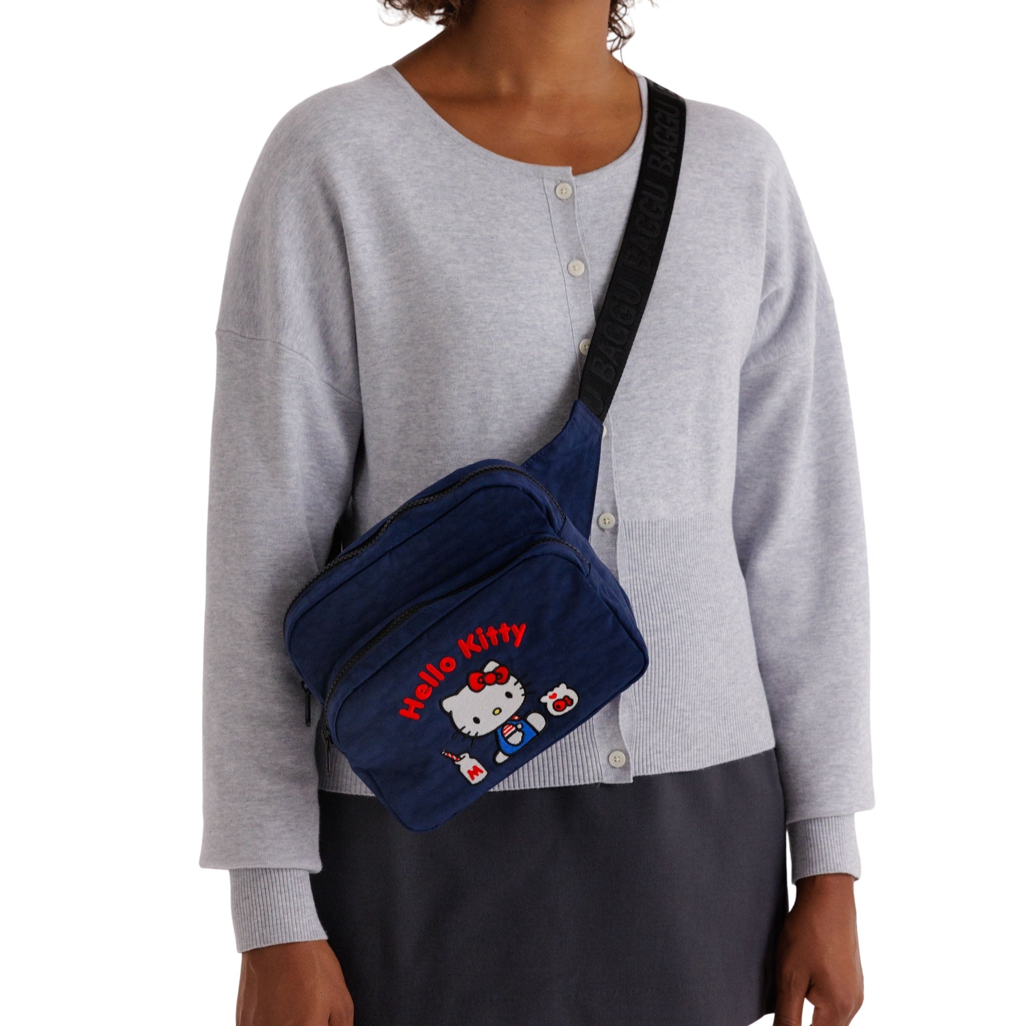 Baggu Fanny Pack in Hello Kitty Milkshake