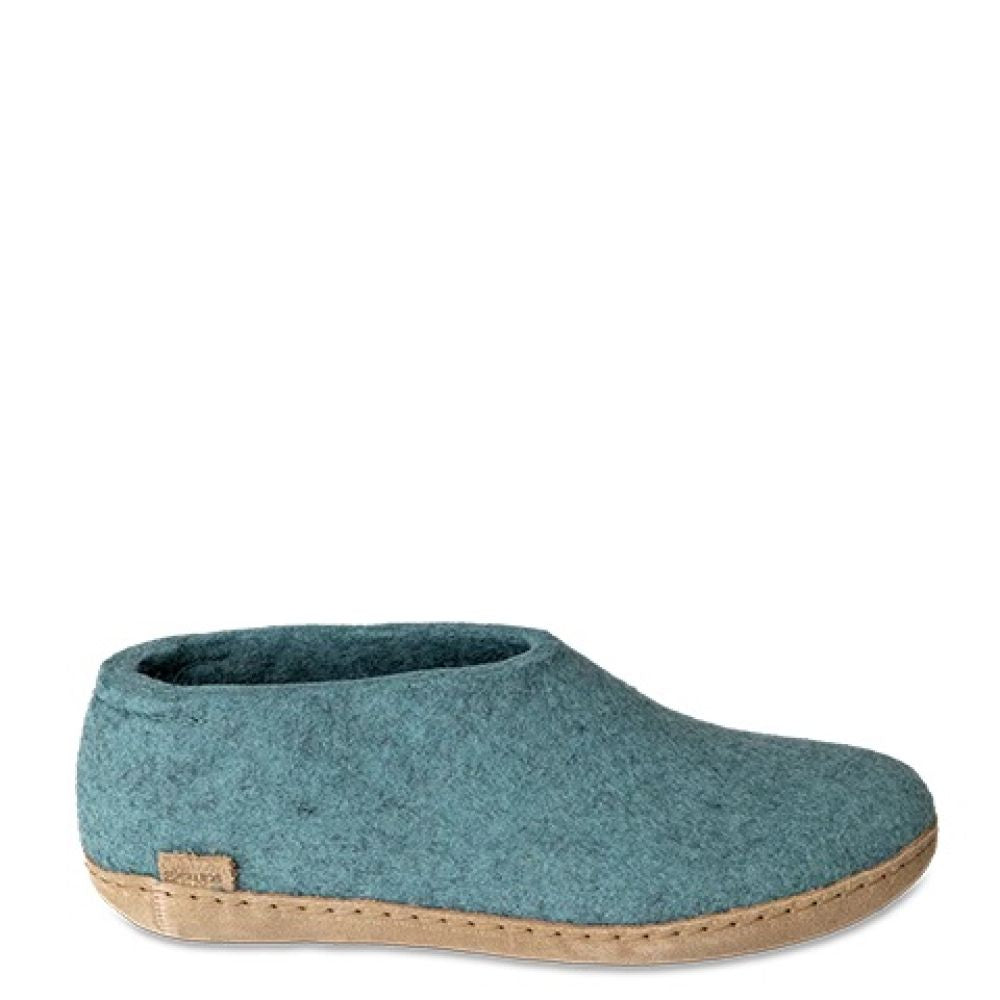 Glerups Women’s Shoe Leather Sole in North Sea