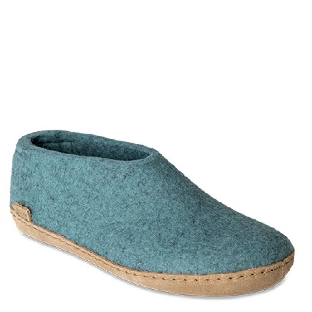 Glerups Women’s Shoe Leather Sole in North Sea