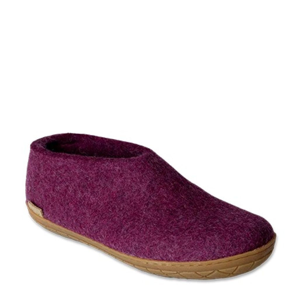 Glerups Shoe Rubber Sole in Cranberry