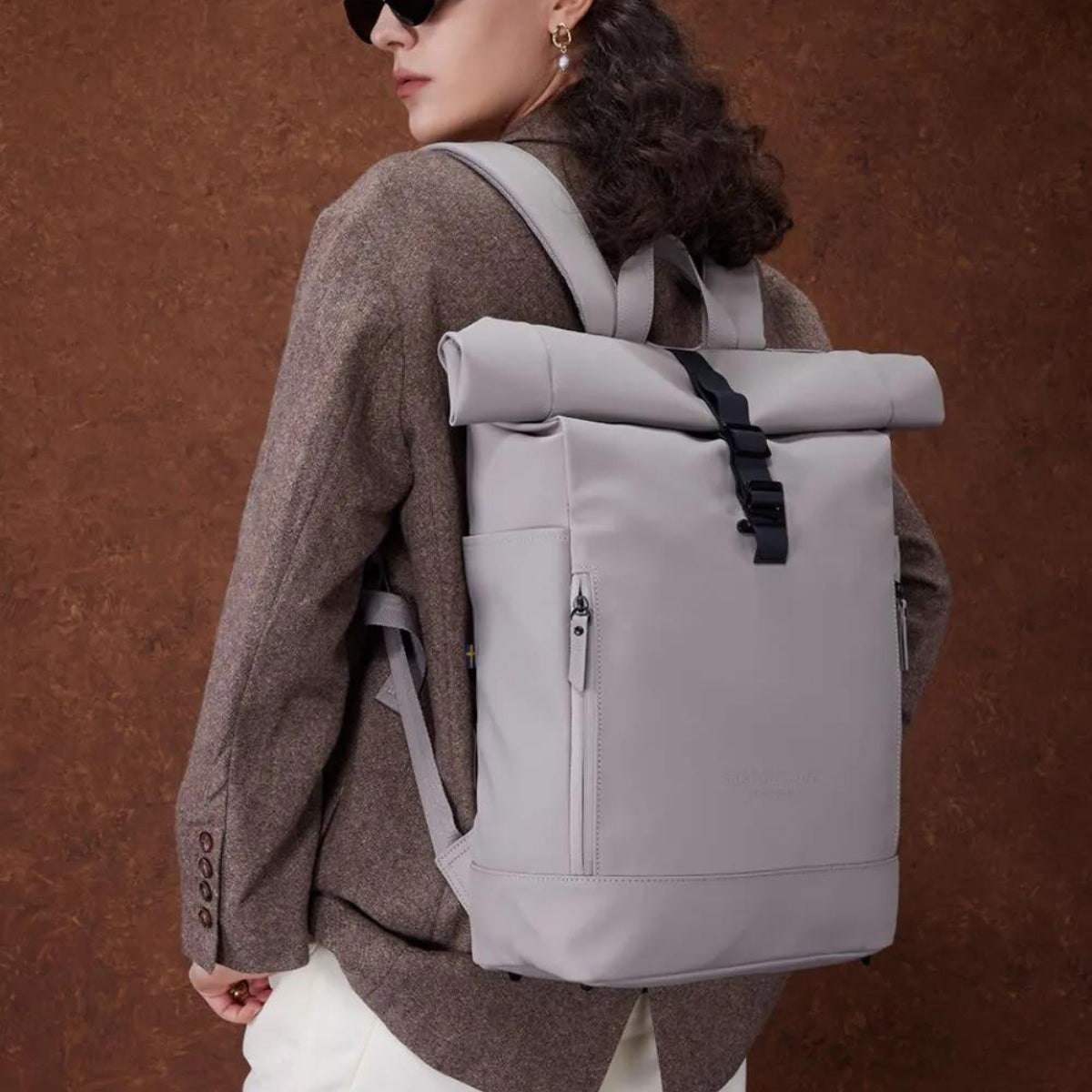 Gaston Luga Rullen 16" in Taupe