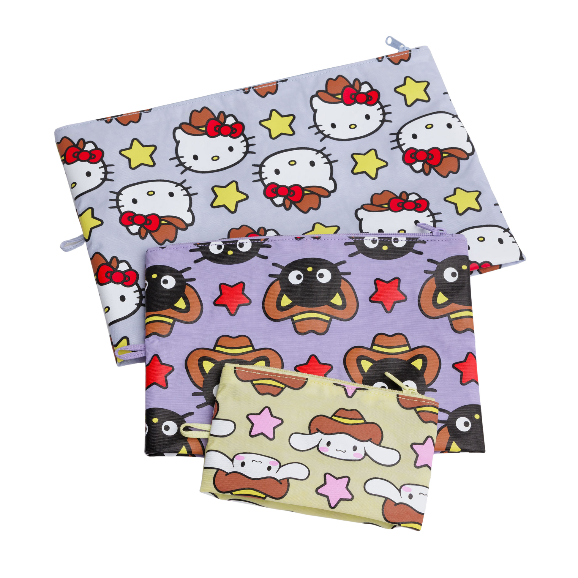 Baggu Go Pouch Set in Hello Kitty & Friends Western