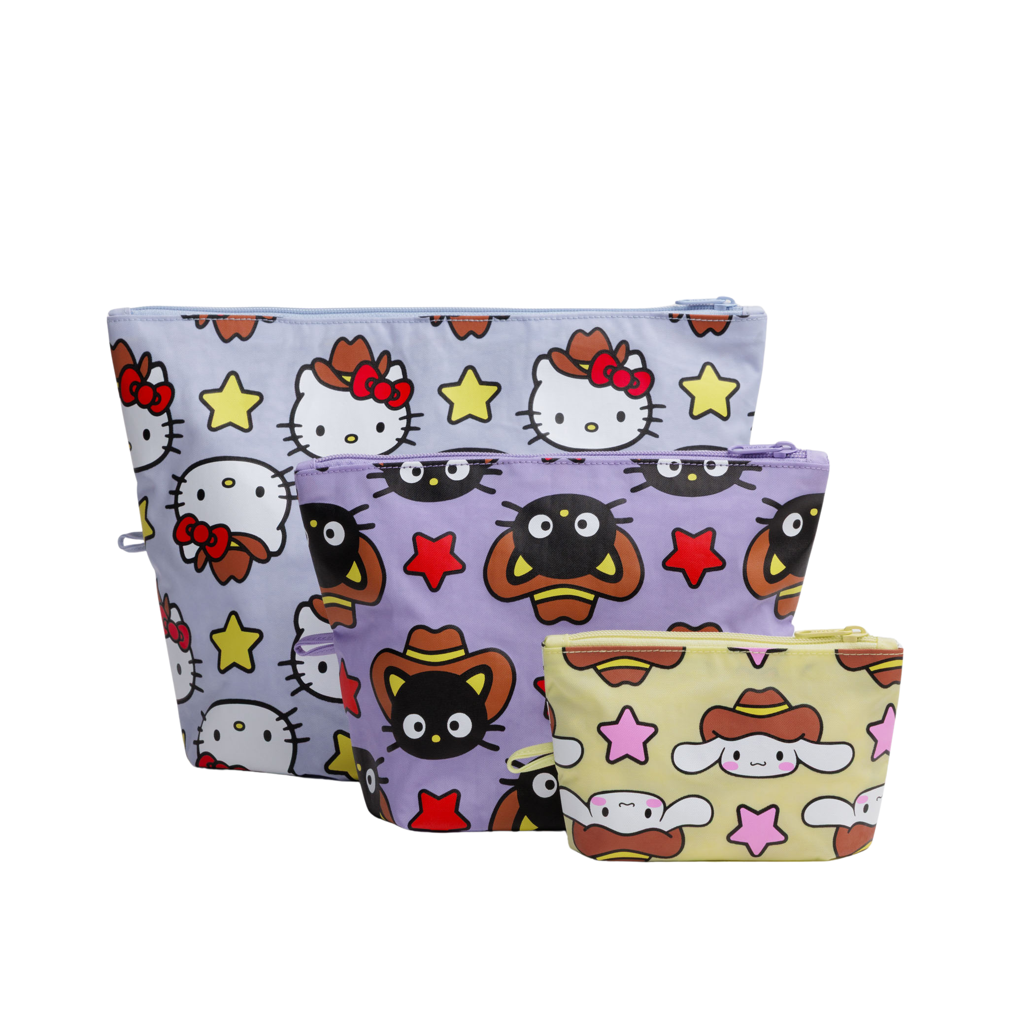 Baggu Go Pouch Set in Hello Kitty & Friends Western