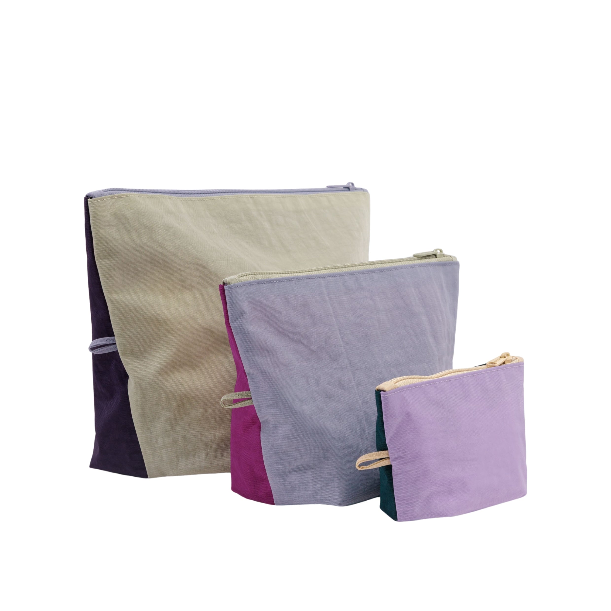Baggu Go Pouch Set in Lagoon Mix