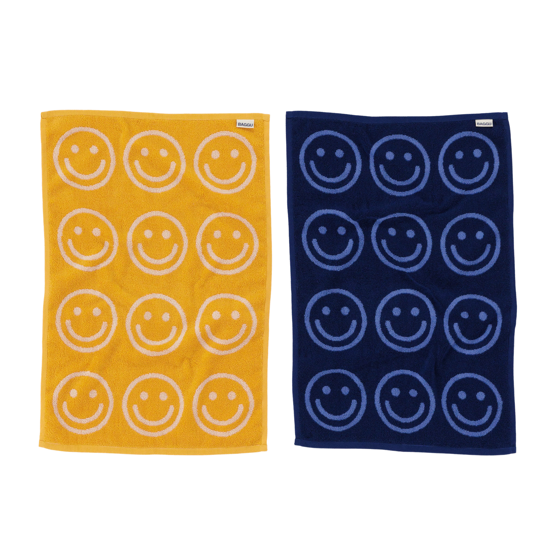 Baggu Hand Towel Set of 2 in Happy Blue Marigold