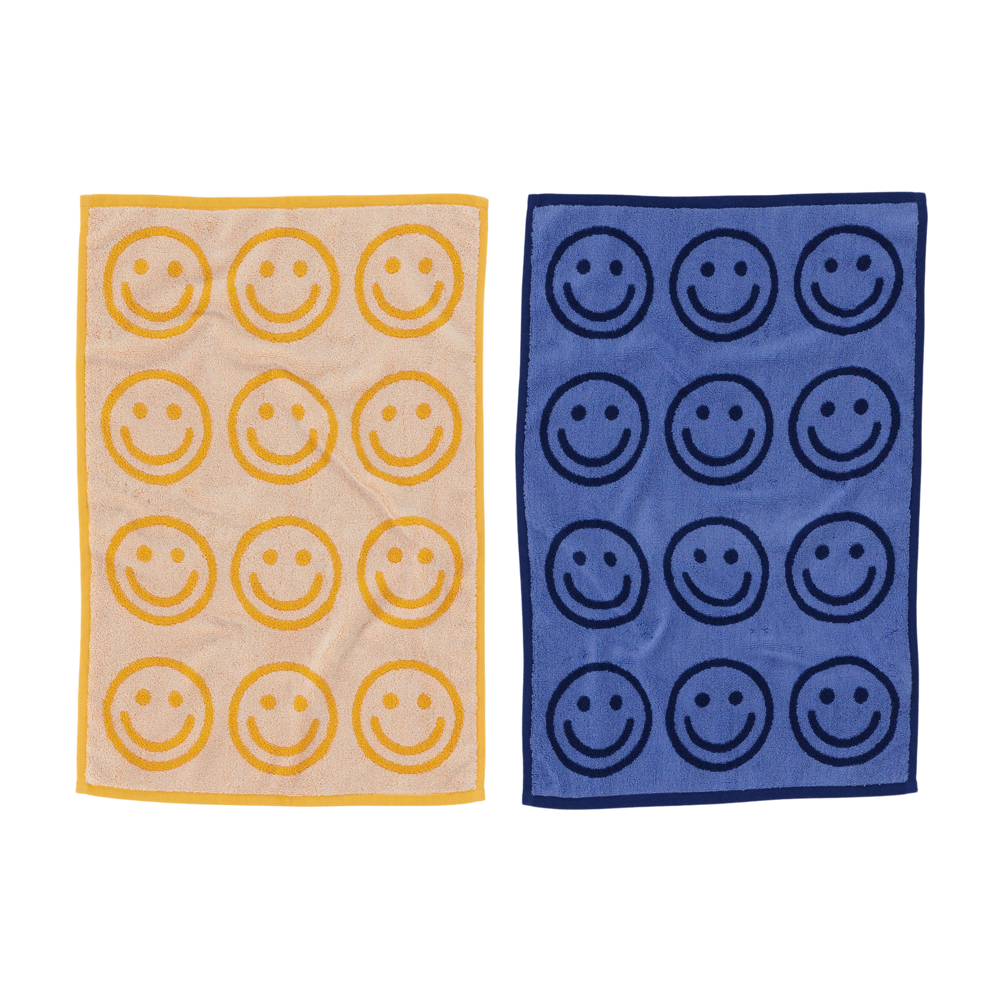 Baggu Hand Towel Set of 2 in Happy Blue Marigold