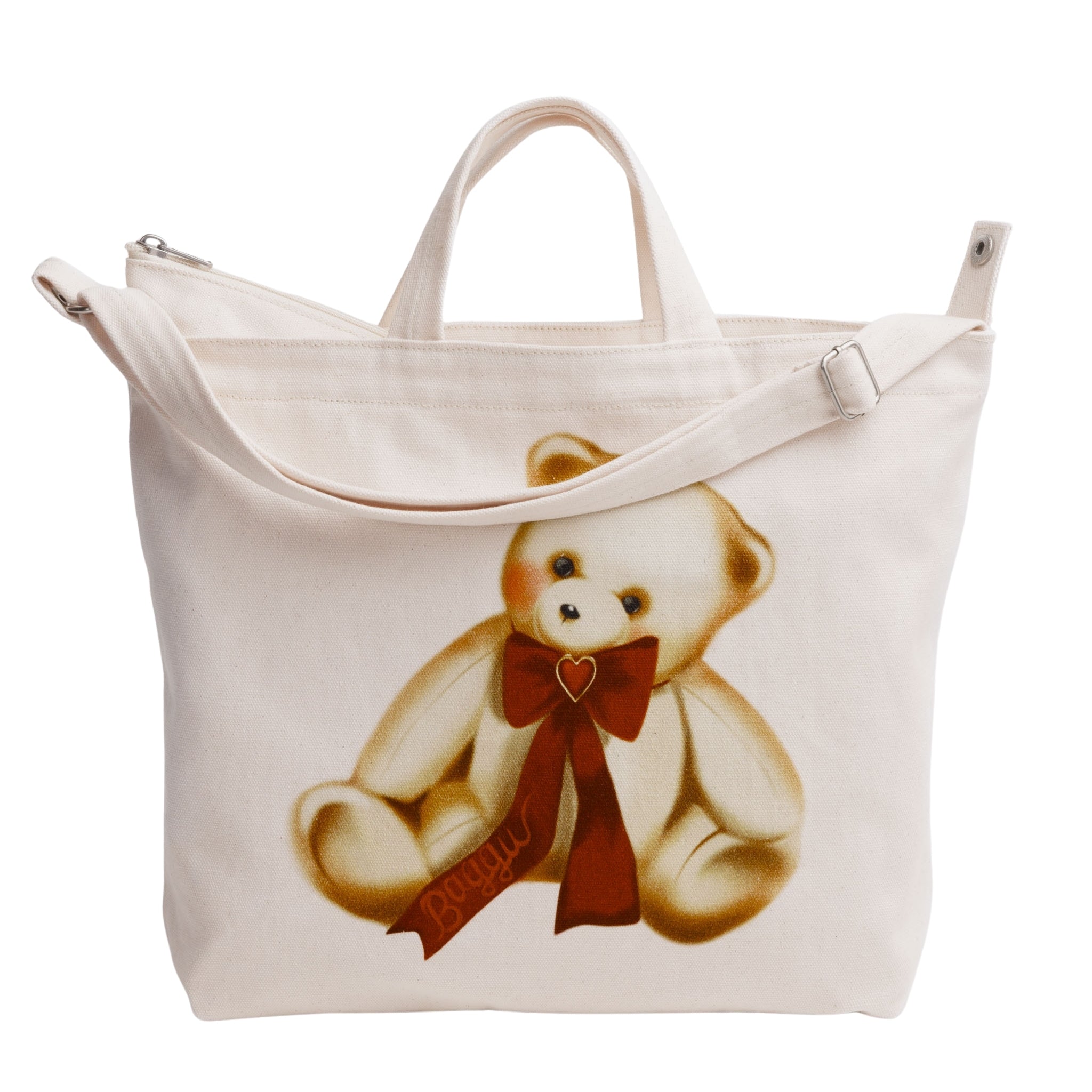 Baggu Horizontal Zip Duck Bag in Teddy Bear