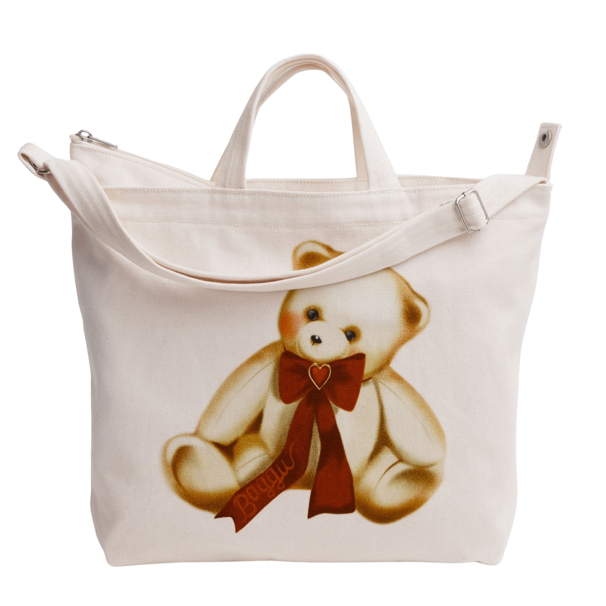 Baggu Horizontal Zip Duck Bag in Teddy Bear