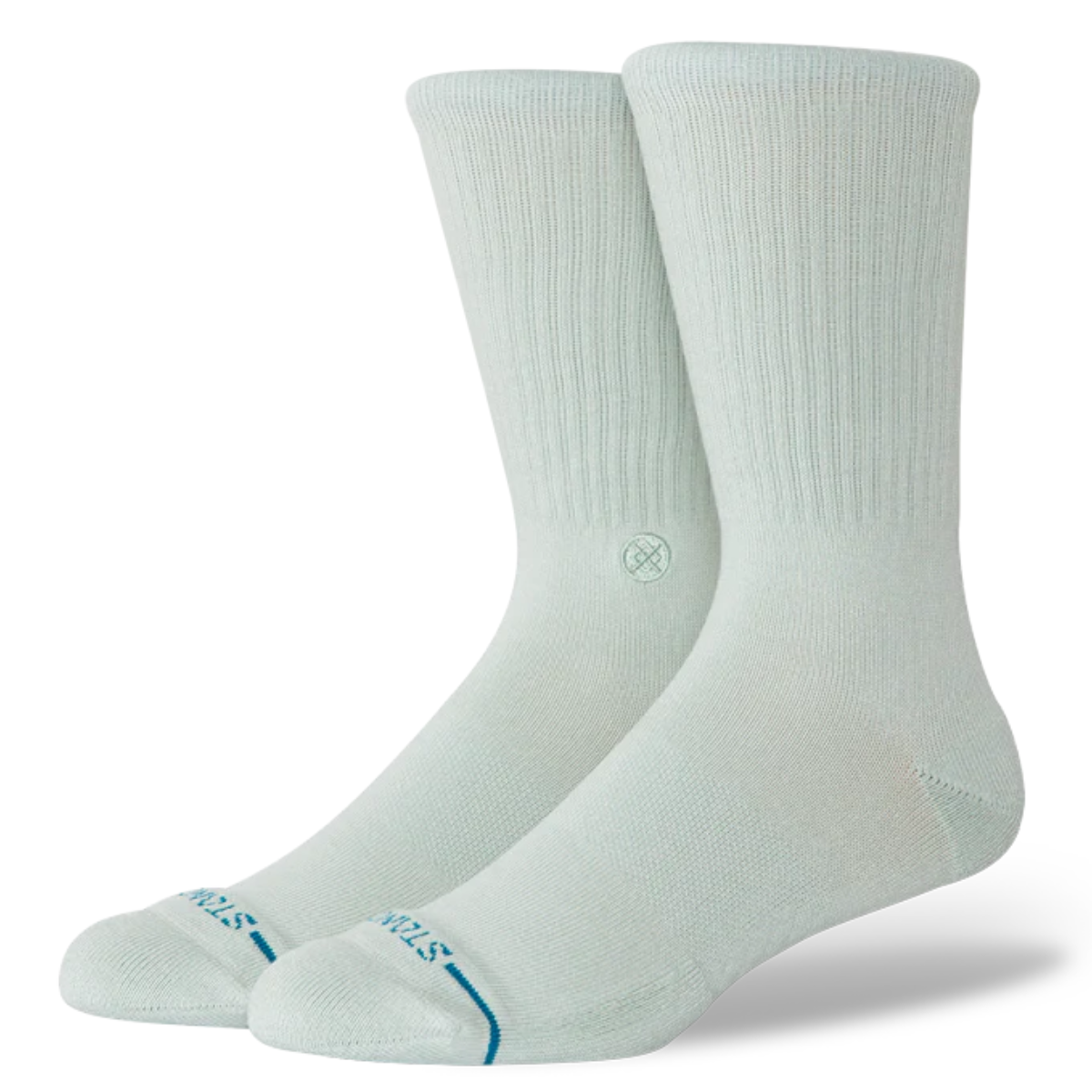 Stance Icon Crew Socks in Pale Blue