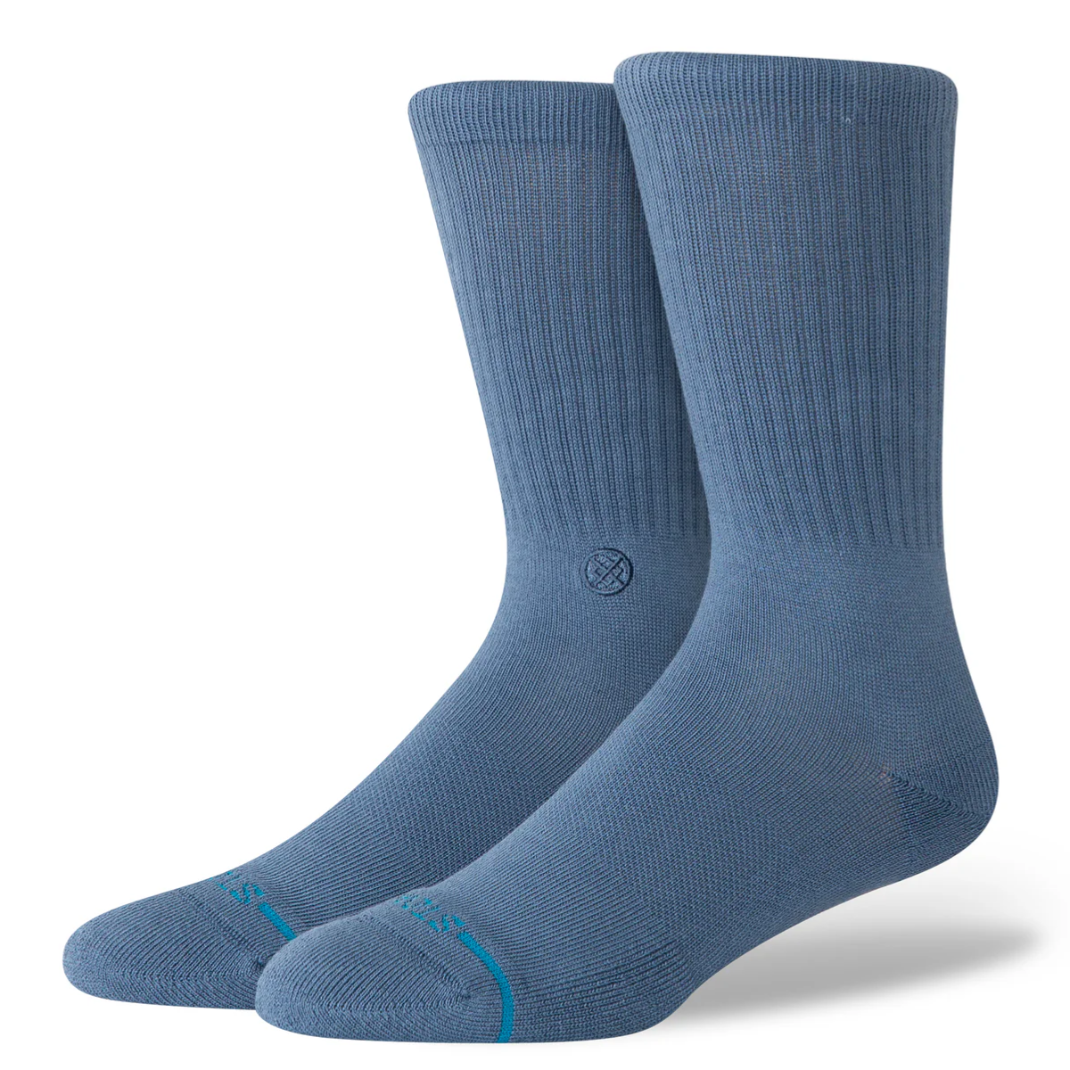Stance Icon Crew Socks in Sea Blue