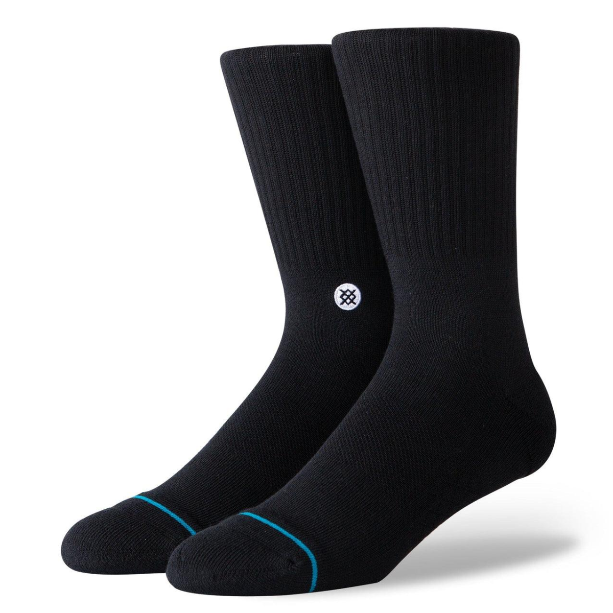 Stance Icon Crew Socks 3 Pack in Black
