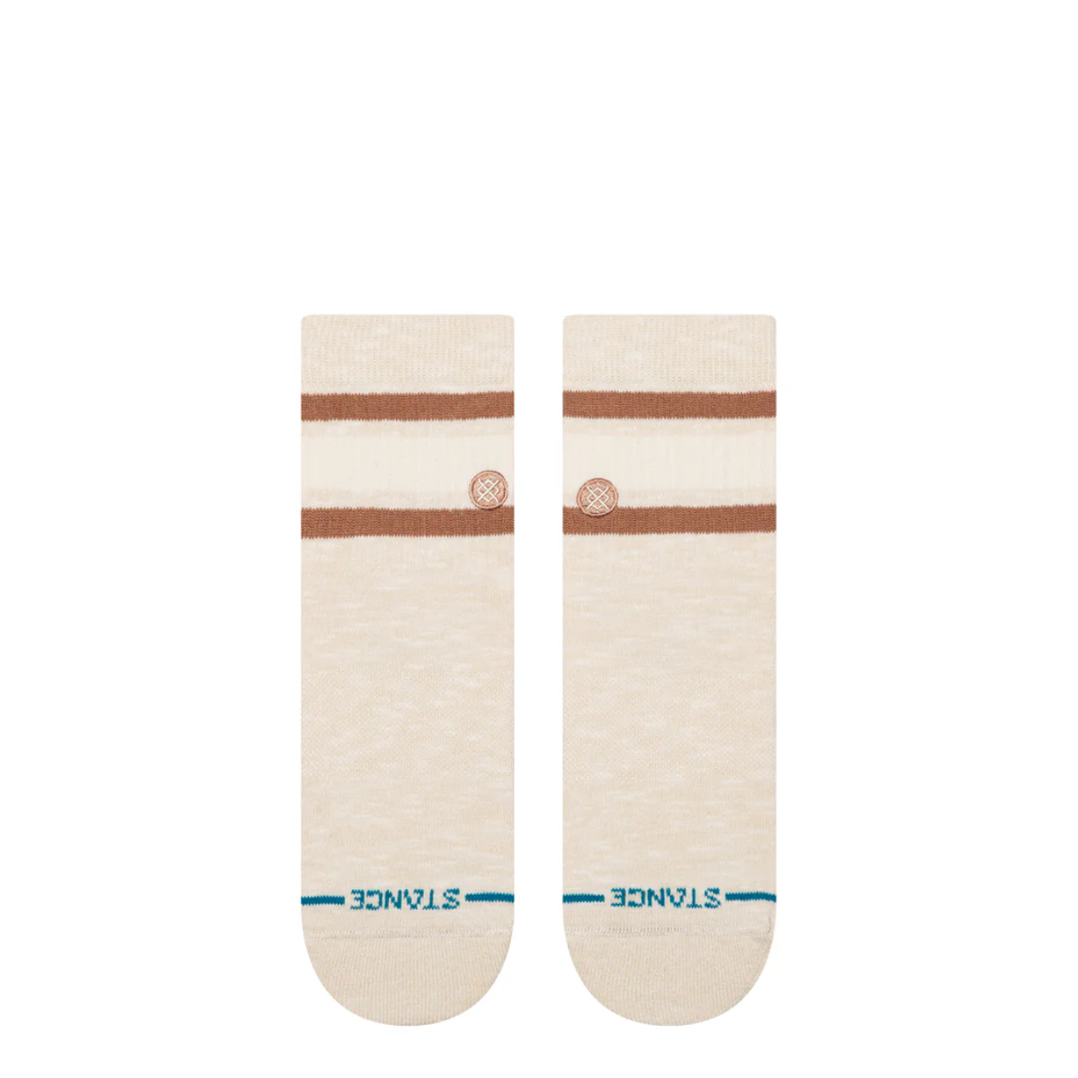 Stance Women's Boyd Slub Quarter Socks in Cream