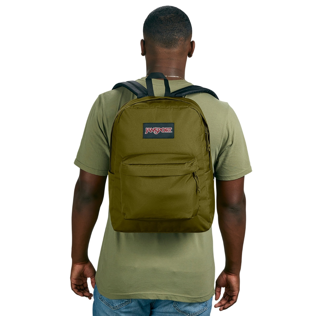 Jansport Superbreak Plus in Army Green