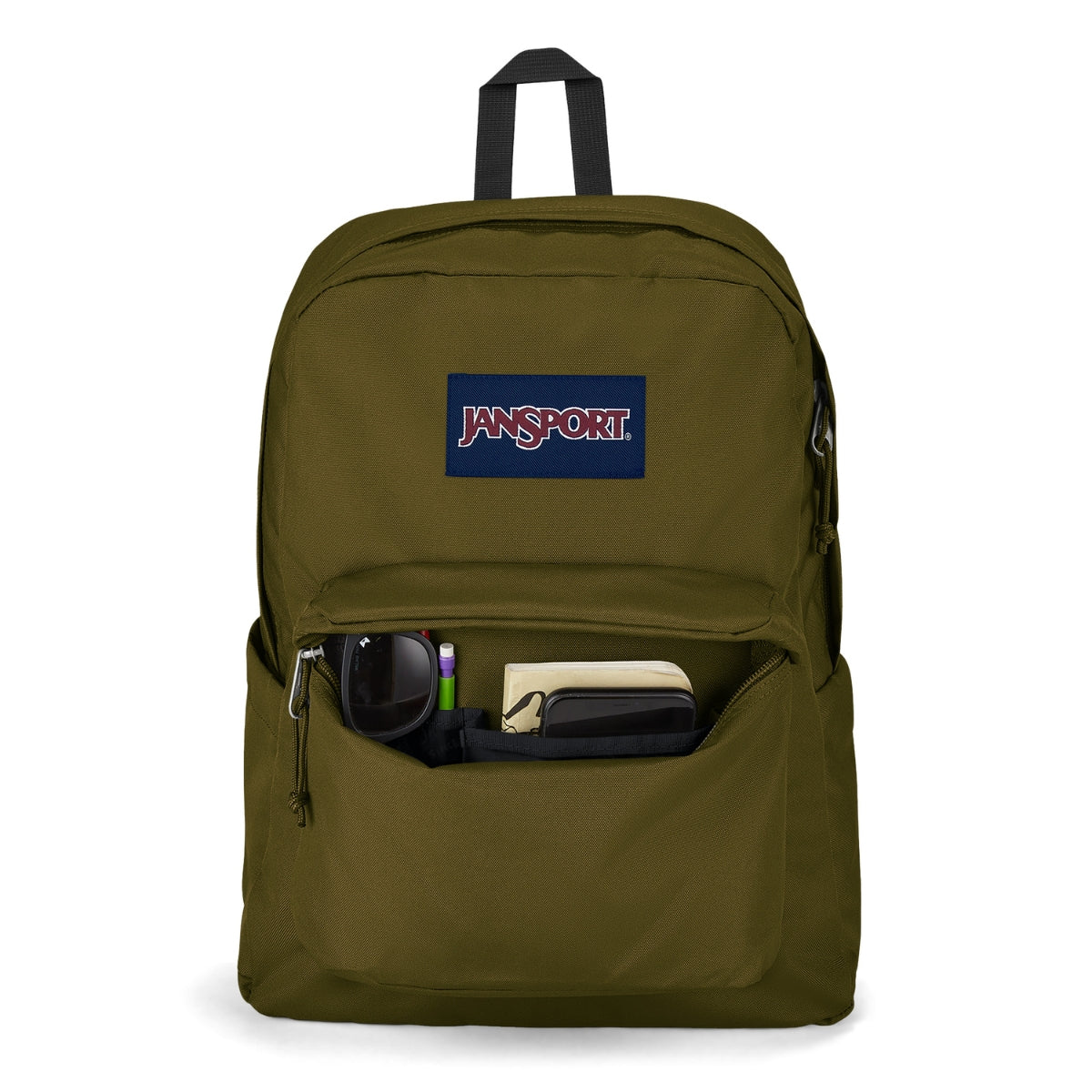 Jansport Superbreak Plus in Army Green