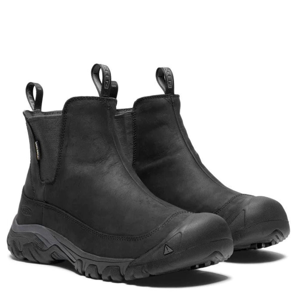 Keen Men&#39;s Anchorage III Waterproof Boot in Black/Raven