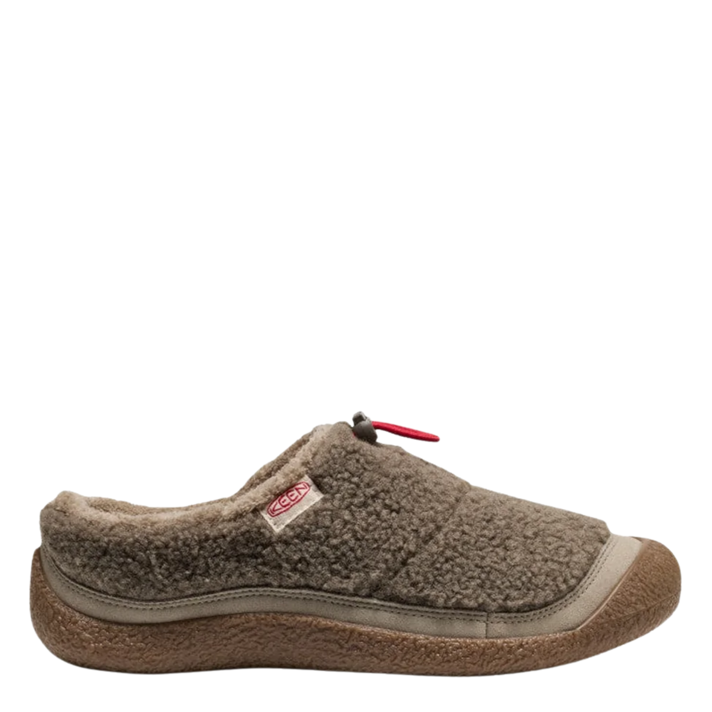 Keen Women's Howser III Slide in Brindle/Brindle Sherpa Fleece