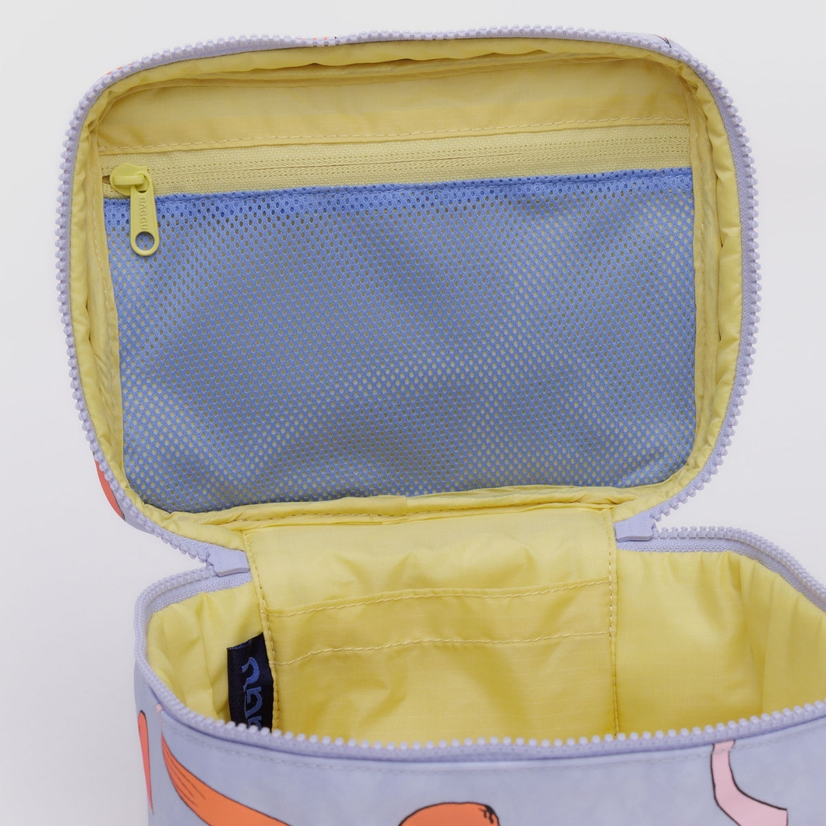 Baggu Large Cosmetic Case in Apricots & Ribbons