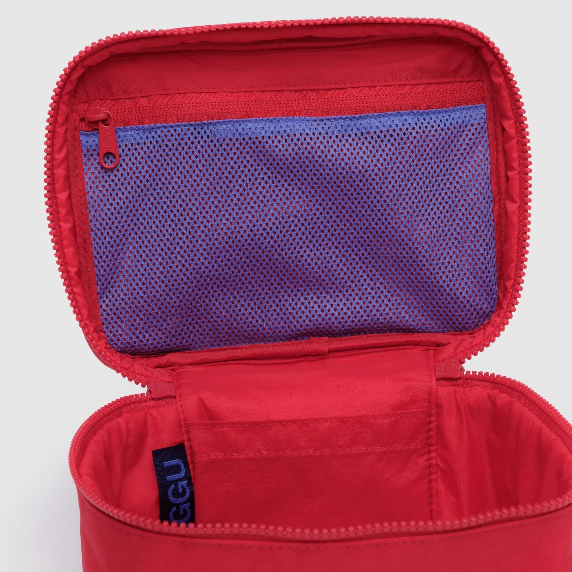 Baggu Large Cosmetic Case in Candy Apple