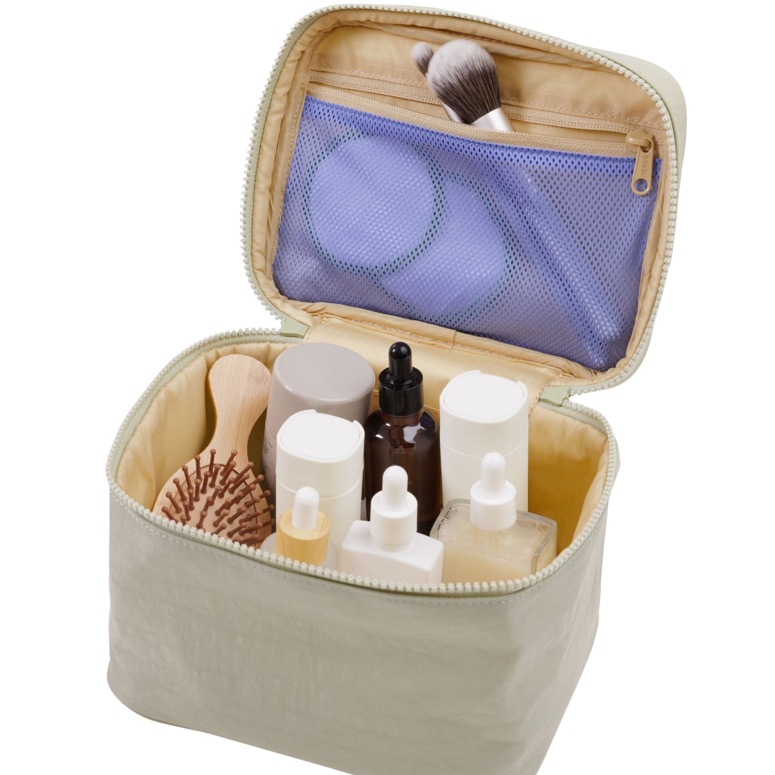 Baggu Large Cosmetic Case in Celadon